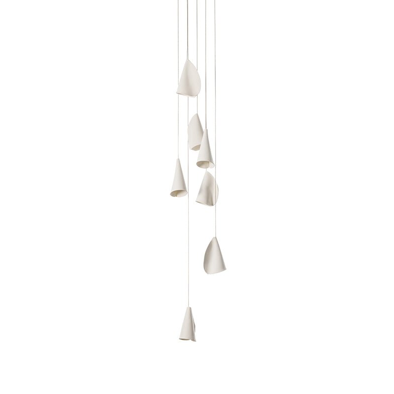 Olshaion Geometric Ceramic Pendant Light - Letslighting