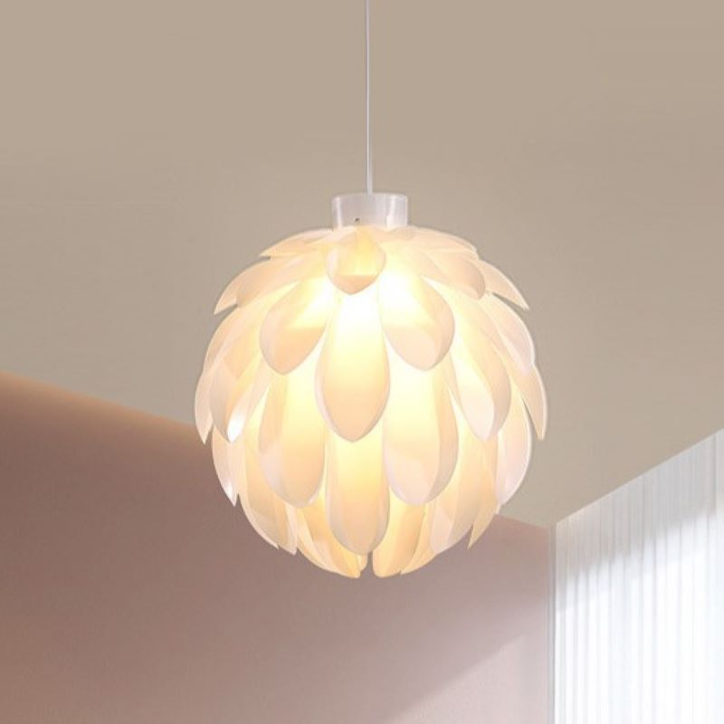 Valentina Design Metal PVC Cone LED Pendant Light Study Bedroom - Letslighting