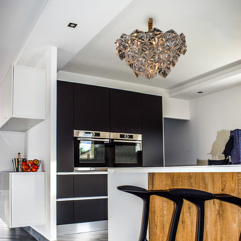 Kristy Luxury Crystal Pendant Light for Living Room - Letslighting