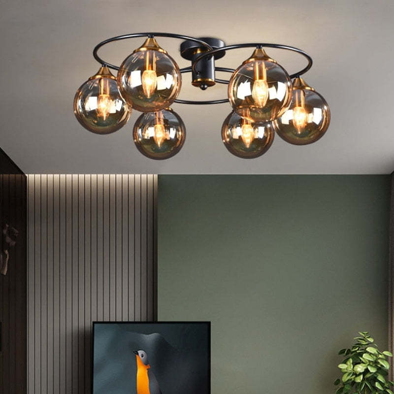 Valentina Nordic Bubble Glass Ceiling Light - Letslighting