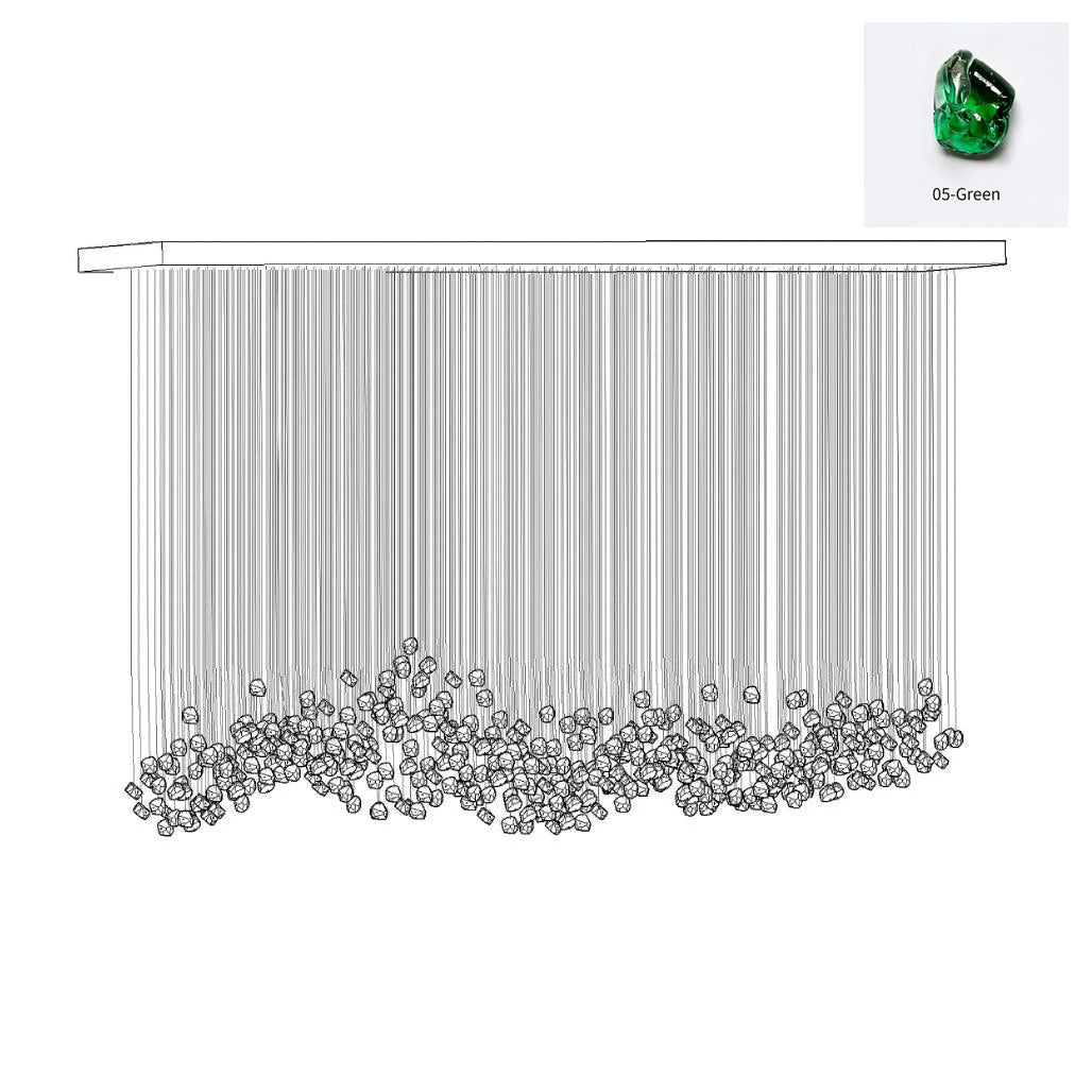 Veshaa Postmodern Luxury Stone Crystal Chandelier - Letslighting