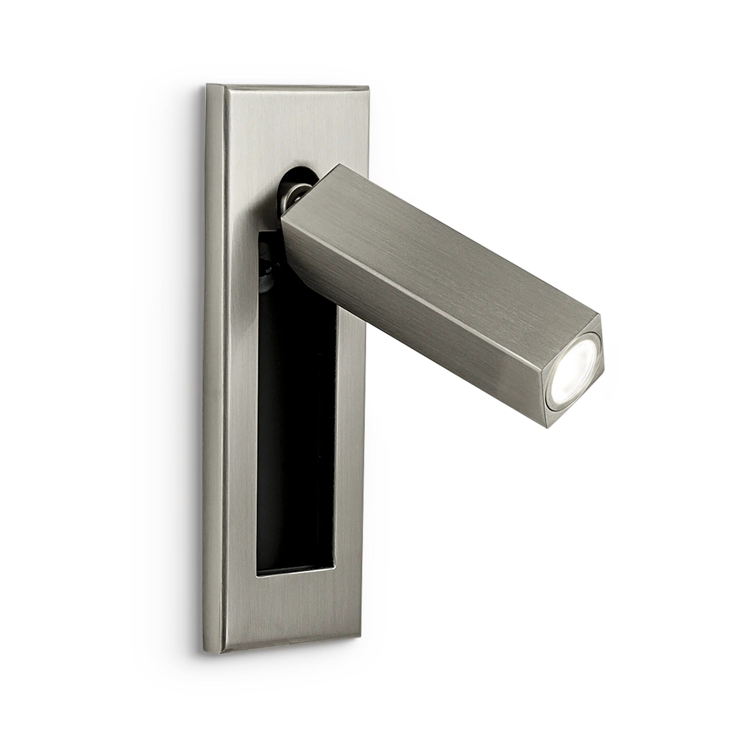 Arisha Modern Rotatable  Embedded Bedside Sconce, Cylindrical/Square