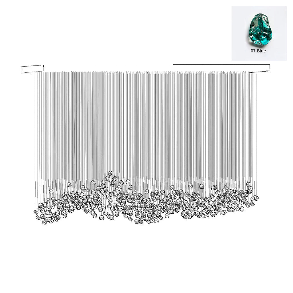 Veshaa Postmodern Luxury Stone Crystal Chandelier - Letslighting