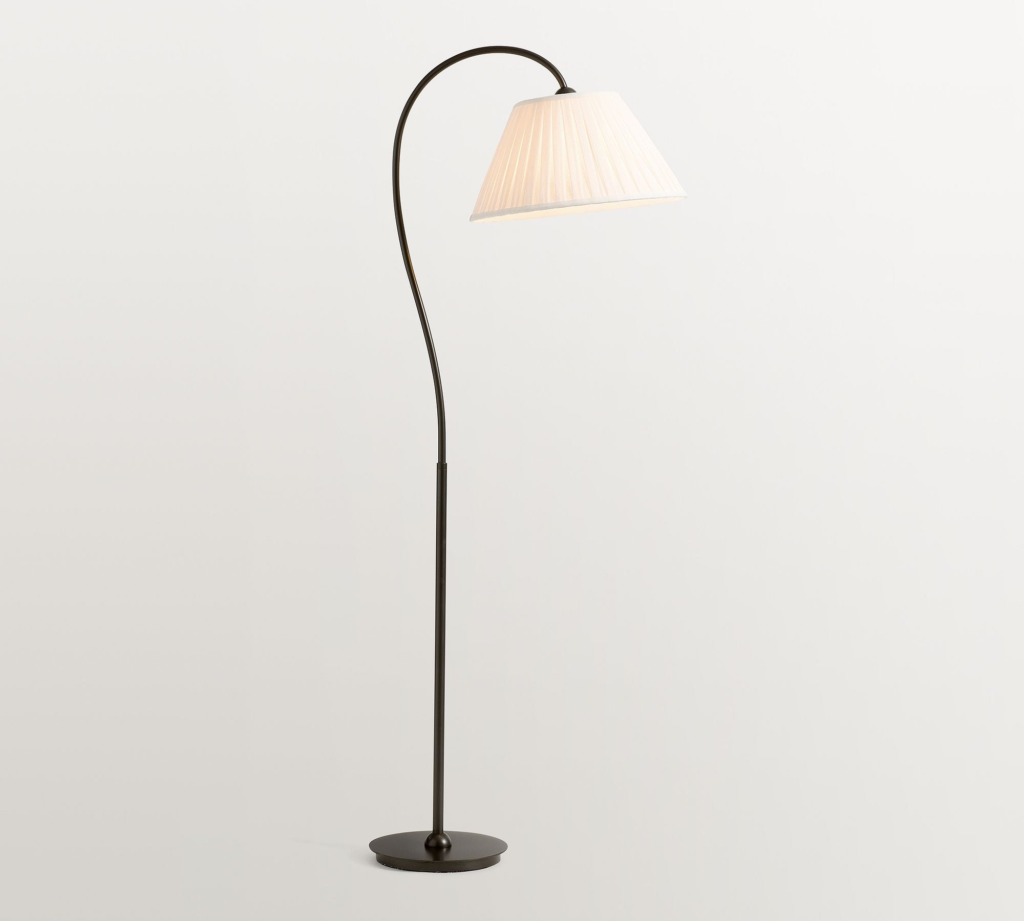 Grace Pleated Linen Shade Floor Lamp