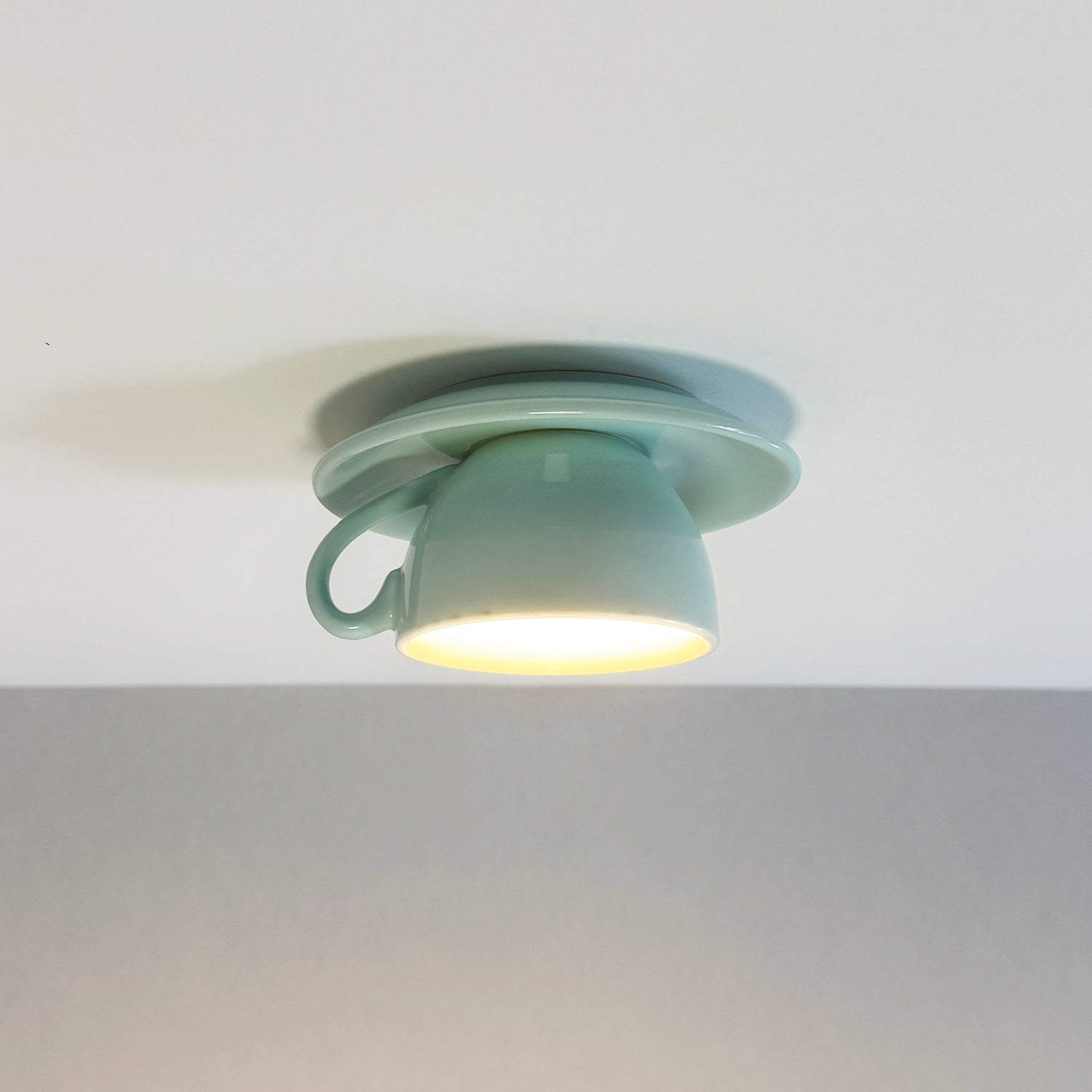 Valentina Modern Coffee Cups Ceramic Flush Ceiling Lighting - Letslighting