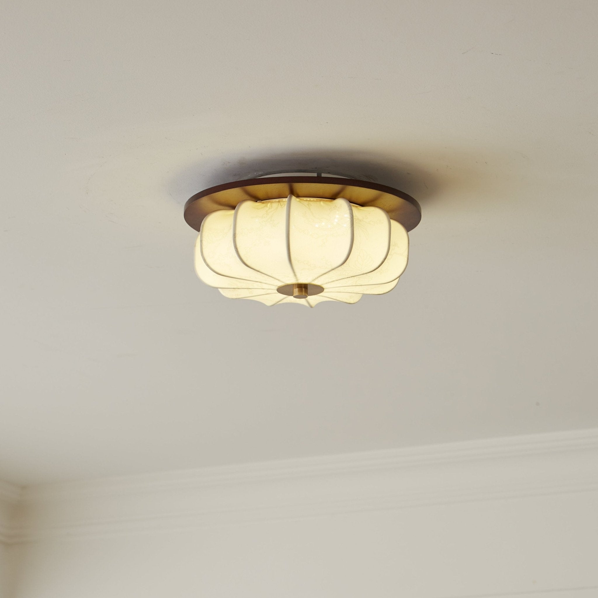 Elowen Fabric Ceiling Light - Letslighting