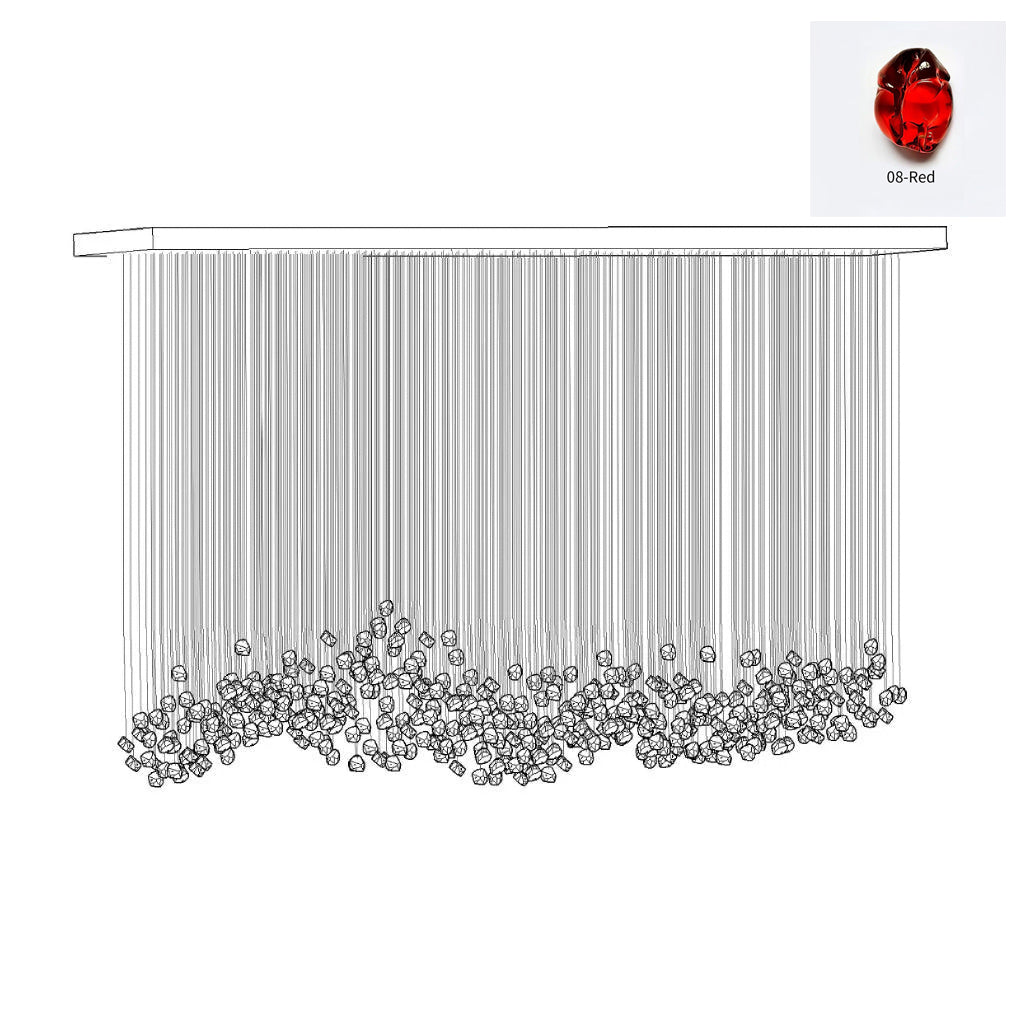 Veshaa Postmodern Luxury Stone Crystal Chandelier - Letslighting