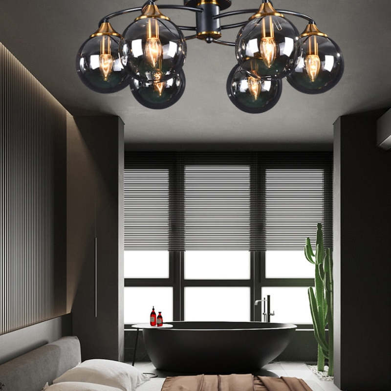 Valentina Nordic Bubble Glass Ceiling Light - Letslighting