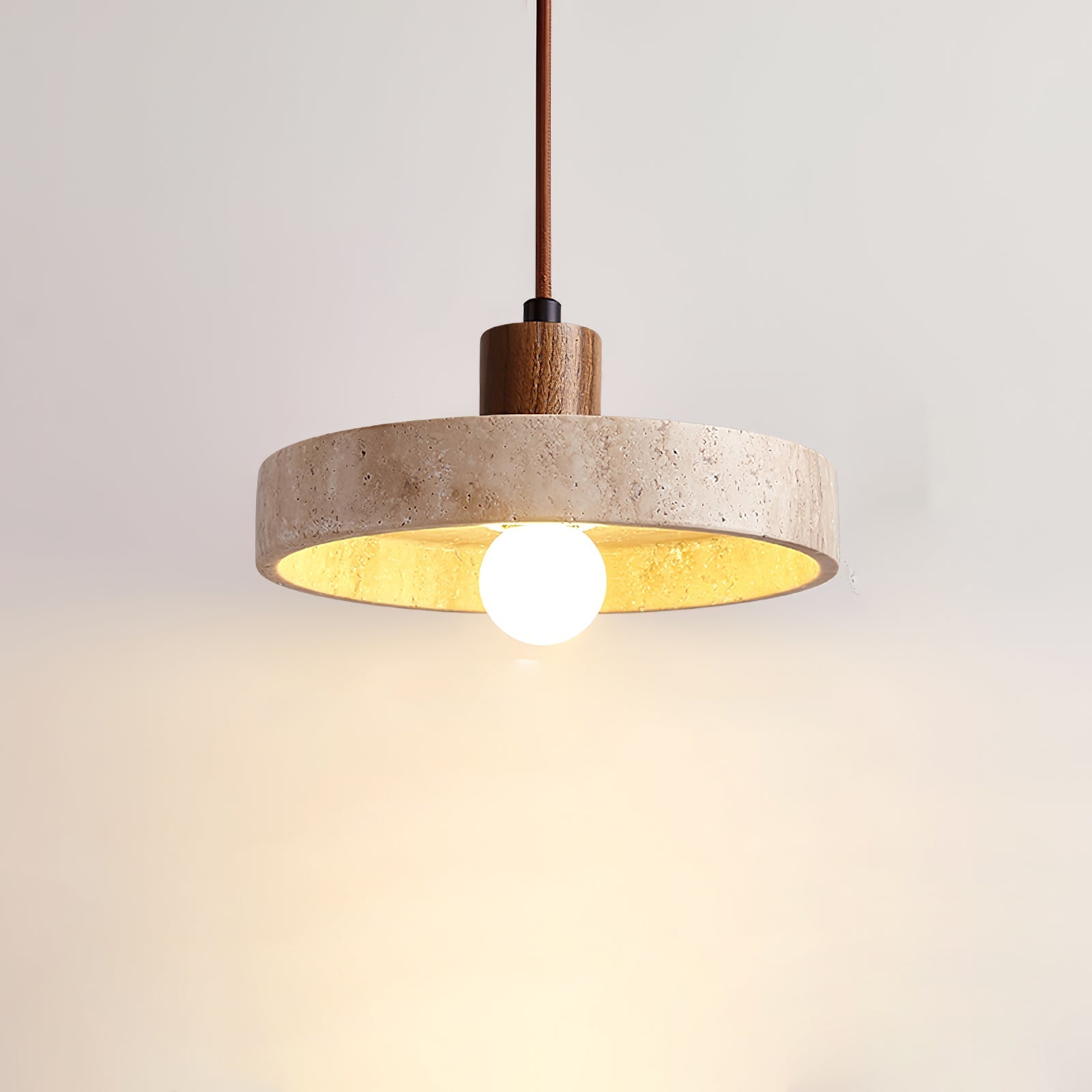 Evvynor Travertine Pendant Light - Letslighting