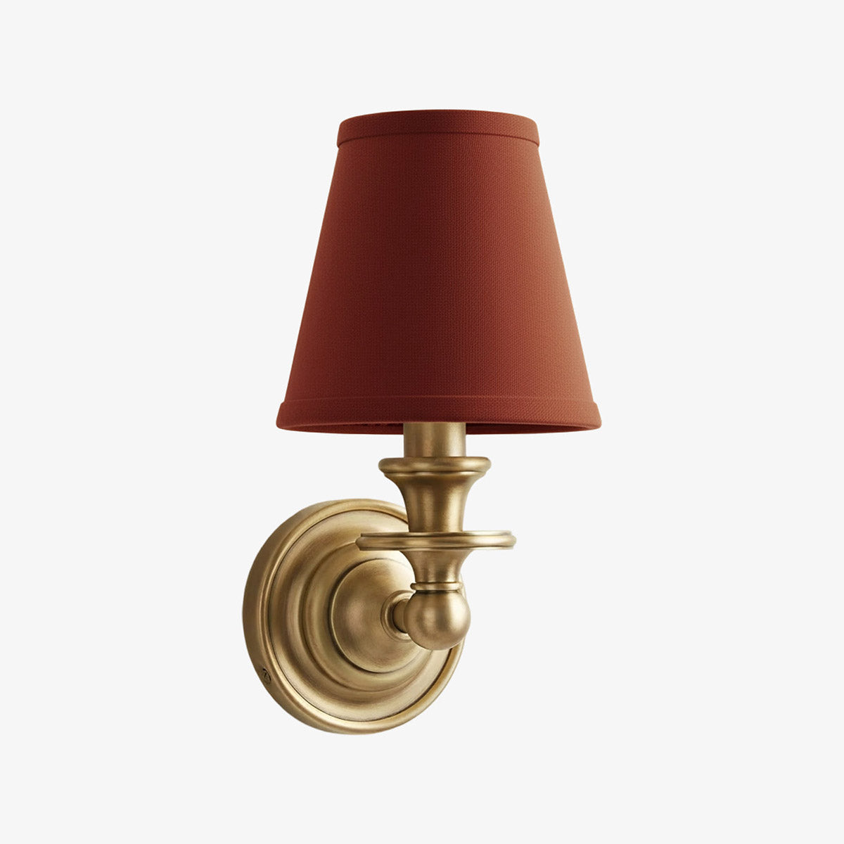 Elite White Fabric Wall Sconce Contemporary Bathrooms