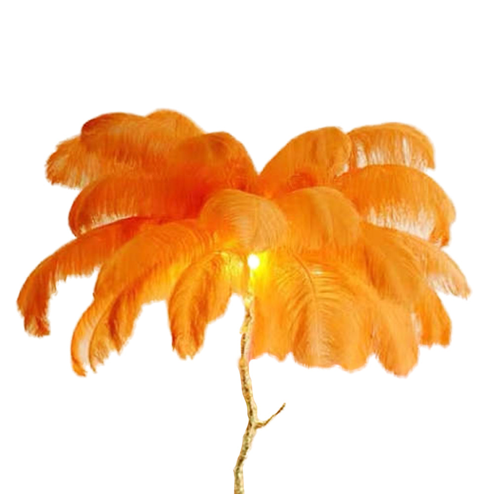 O'Moore Nordic Luxury Unique Ostrich Feather Floor Lamp/Table Lamp - Letslighting
