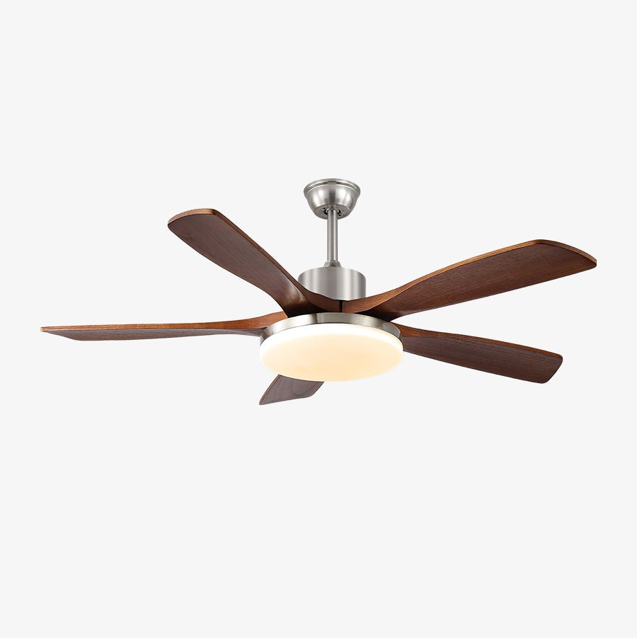 Orvian Modern Wood Ceiling Fan Light - Letslighting