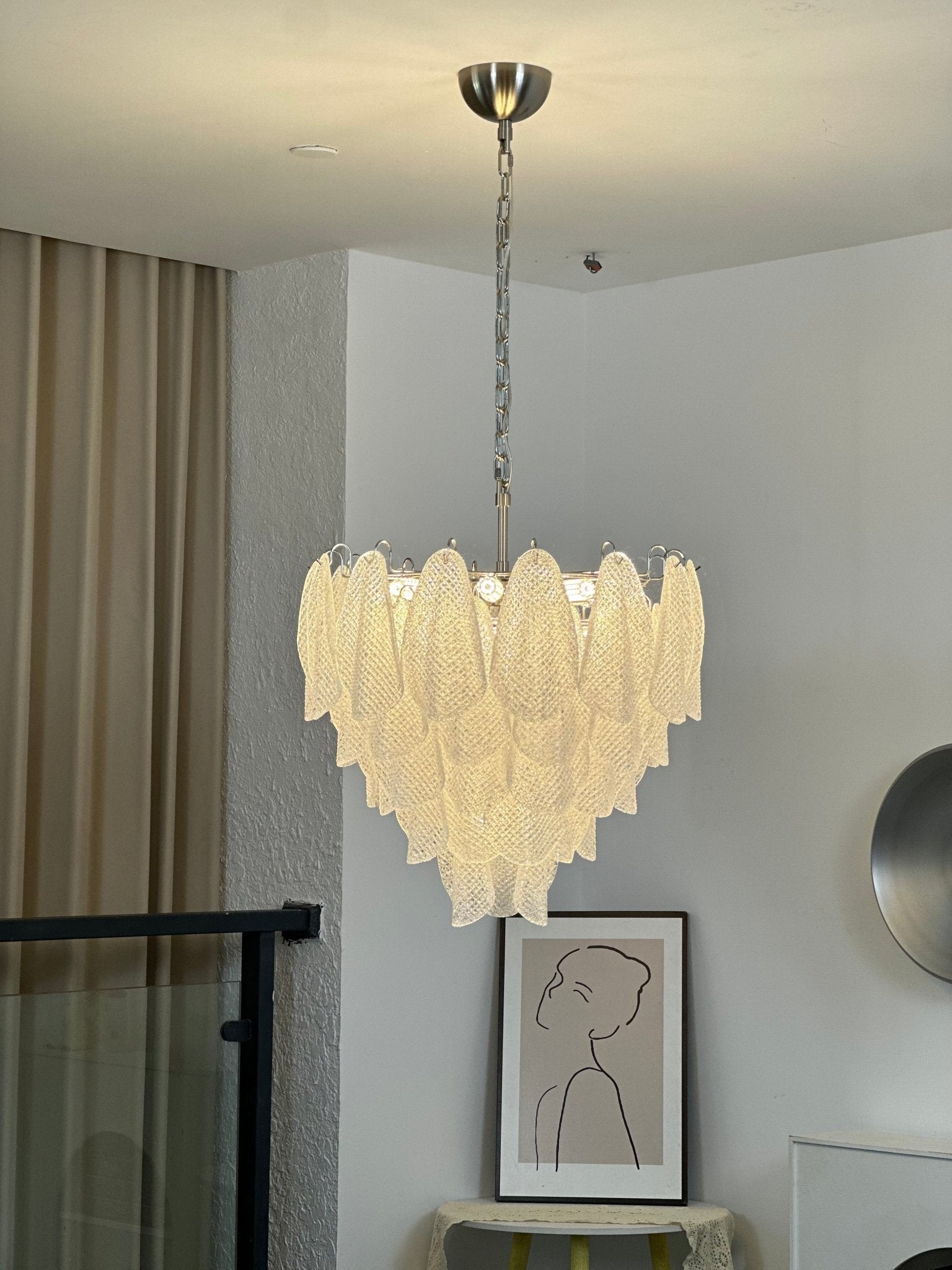 Murano Glass Teardrop Chandelier - Letslighting