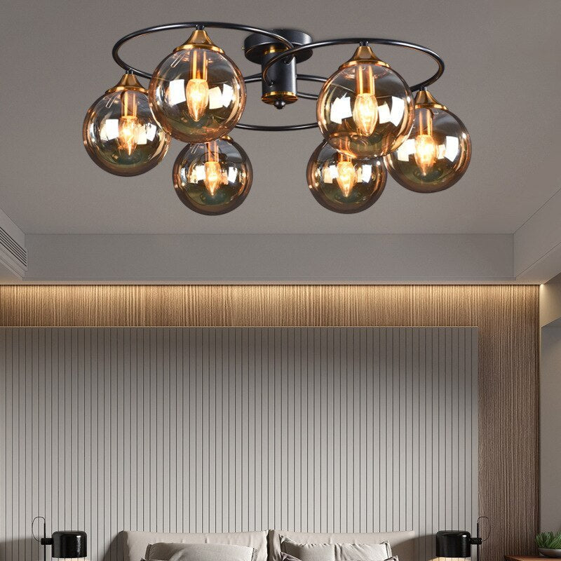 Valentina Nordic Bubble Glass Ceiling Light - Letslighting