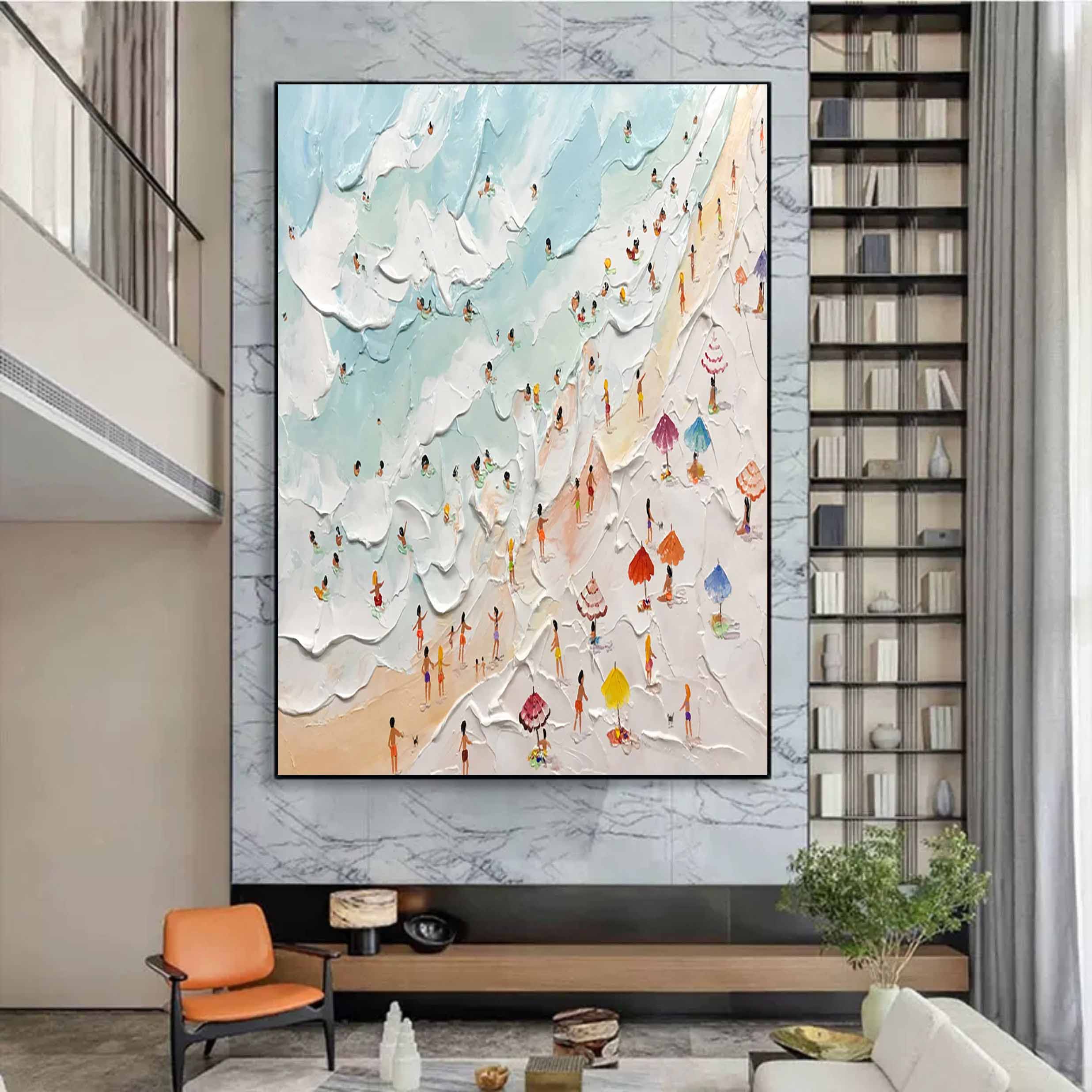 Plaster Art Texture Painting #SG212 - Letslighting