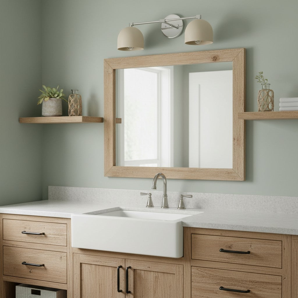 Chroma Dome Brass Wall Sconce Modern Bathroom