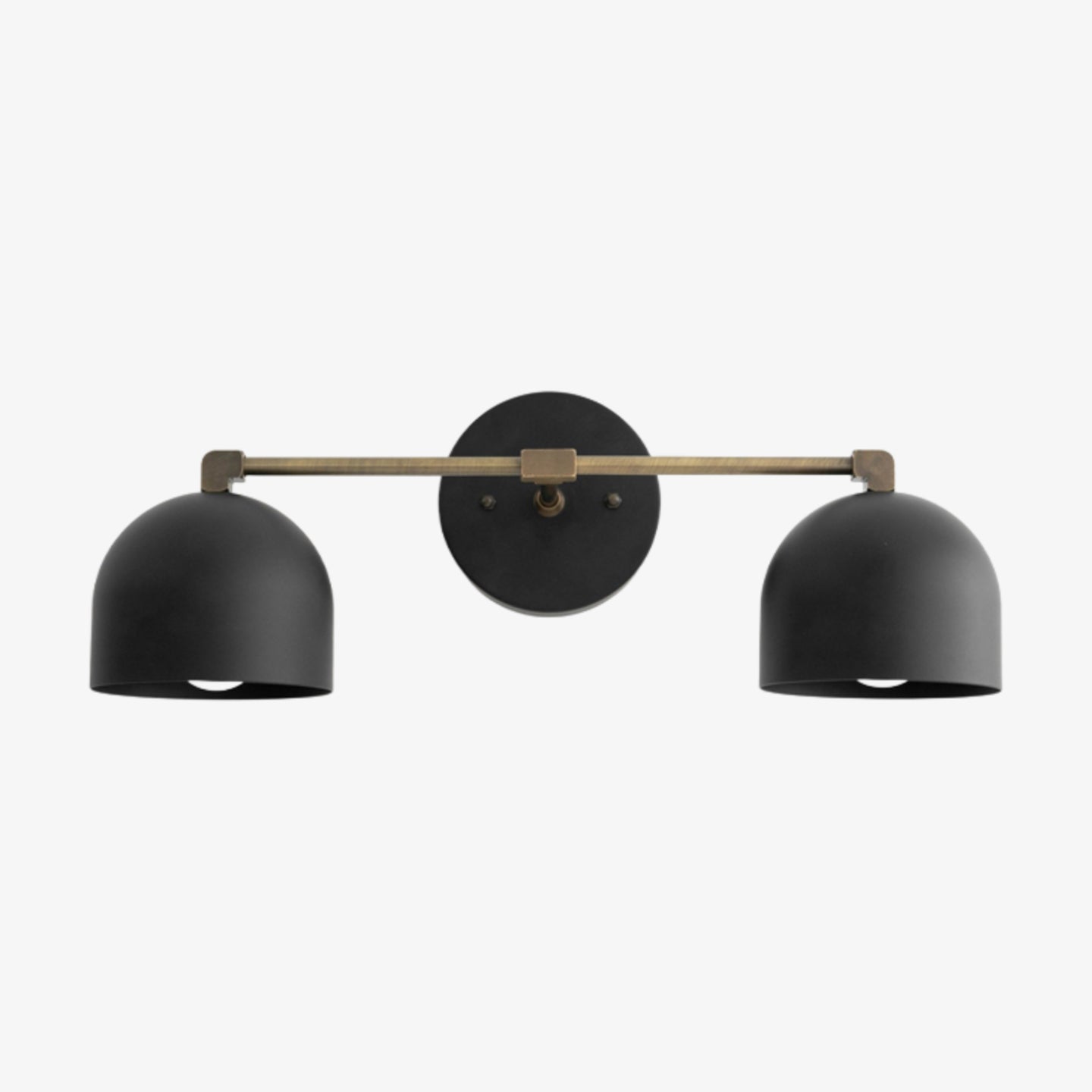 Chroma Dome Brass Wall Sconce Modern Bathroom