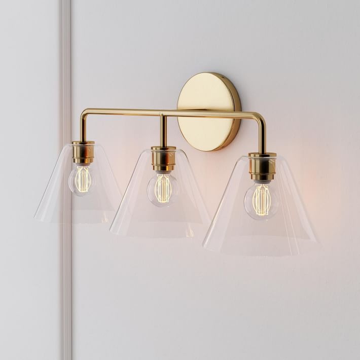 Cone Wall Sconce Milk Glass Living Room
