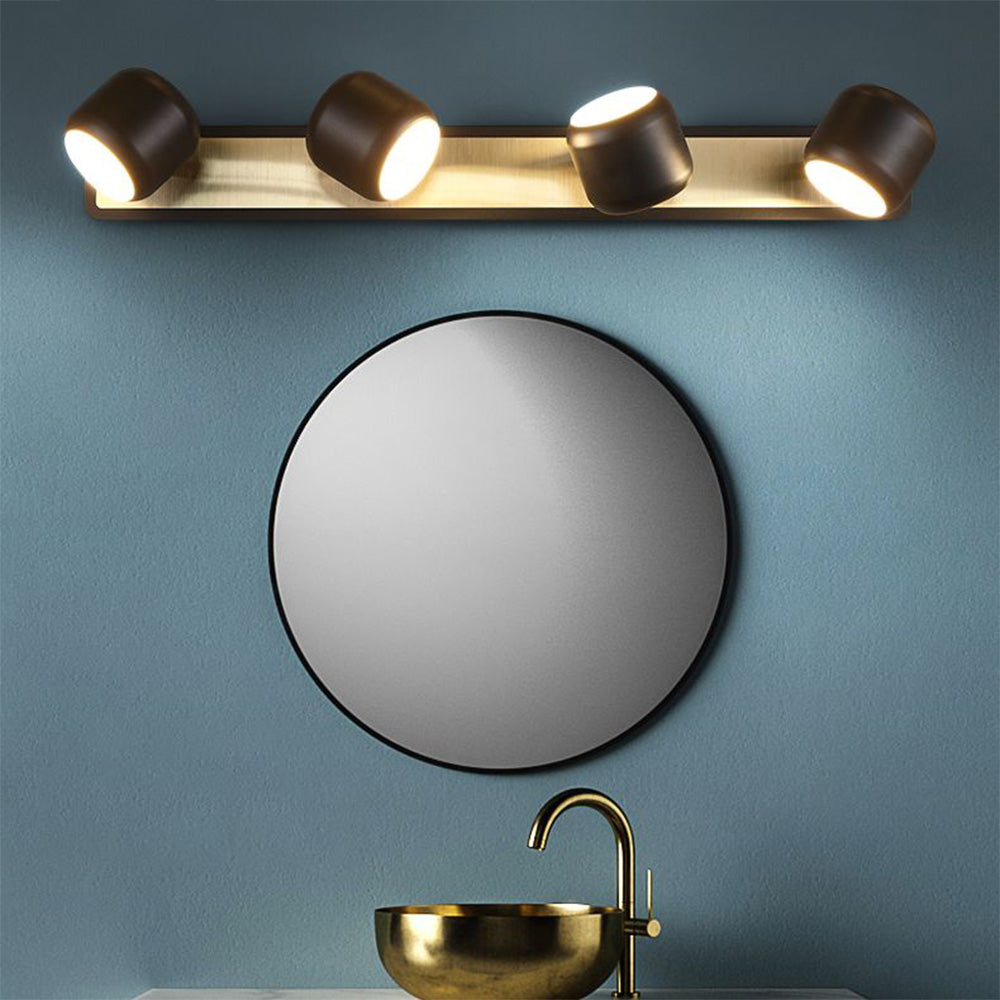 Arisha Modern Multi Mirror Metal Front Wall Lamp