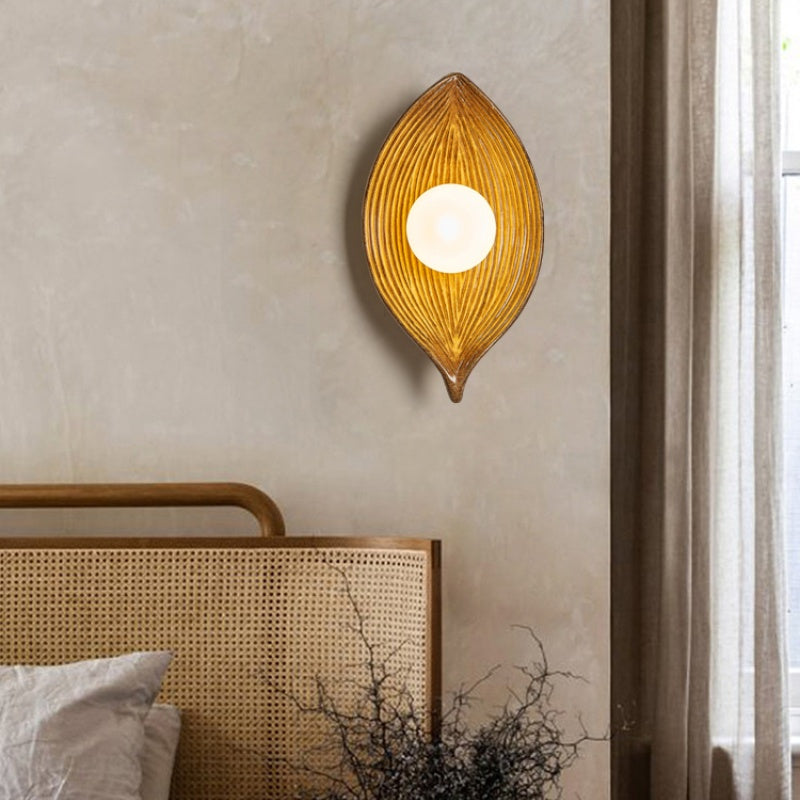 Aria Modern LED Wall Lamp Wood Acrylic Living Room - Letslighting