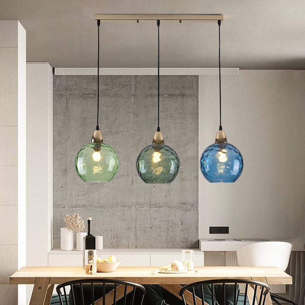 Valentina Pendant Light Water Ripple Cluster, 3 Head