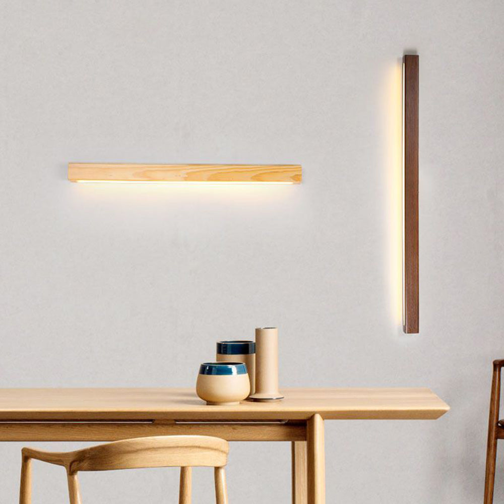 Muto Wall Lamp  Linear Wood