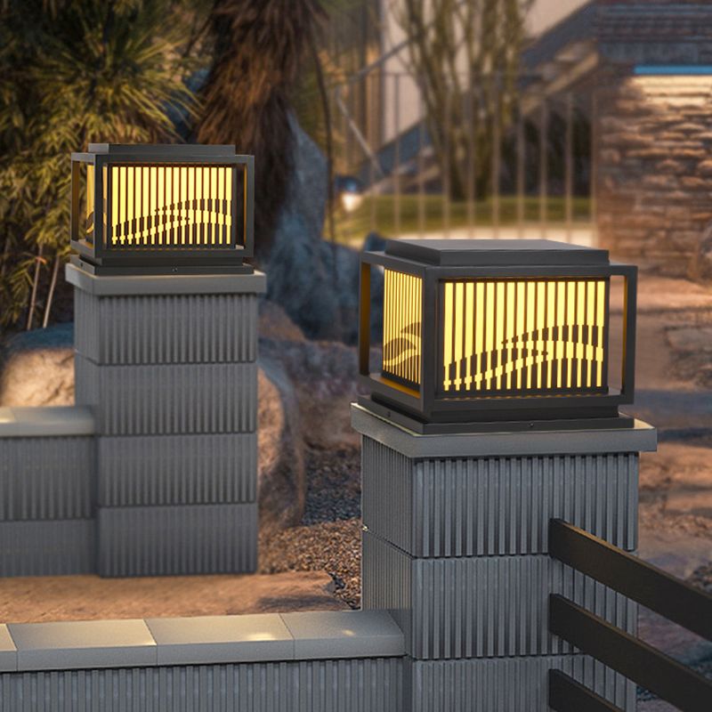 Ray Vintage LED Outdoor Light Post, Metal, Patio/Porch