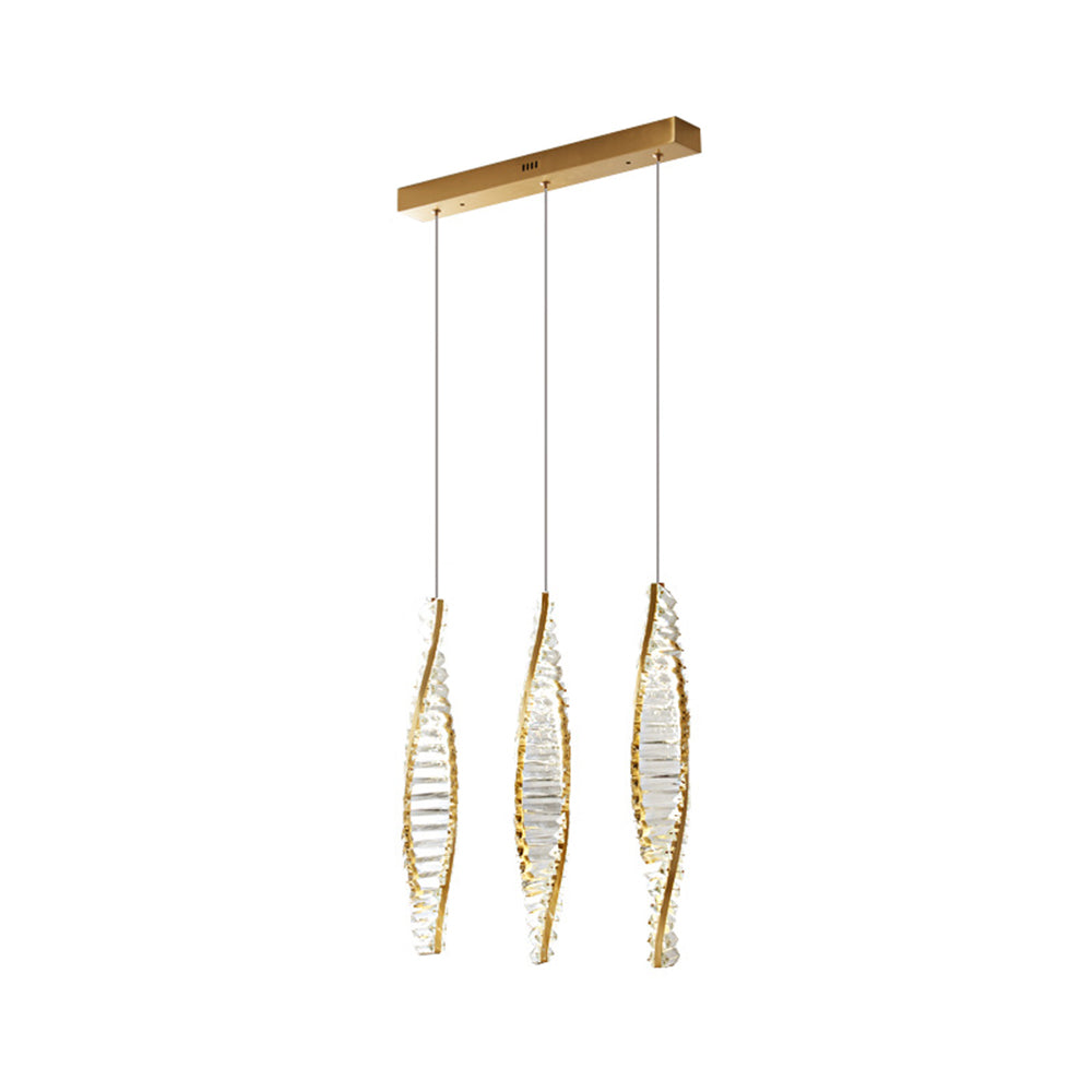 Kristy Modern Spiral Strip Pendant Light - Letslighting