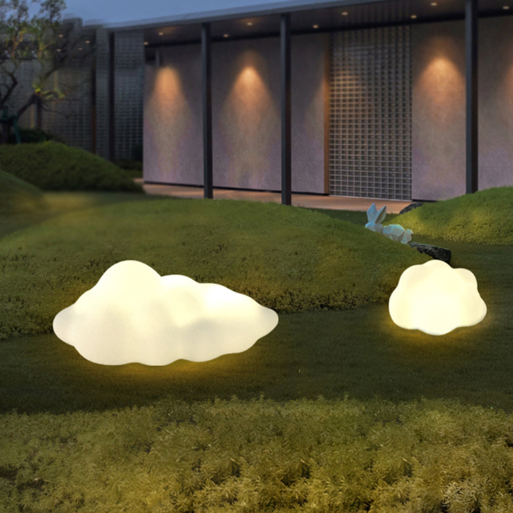 Arisha Art Deco Rechargeable Cloud Acrylic Outdoor Light