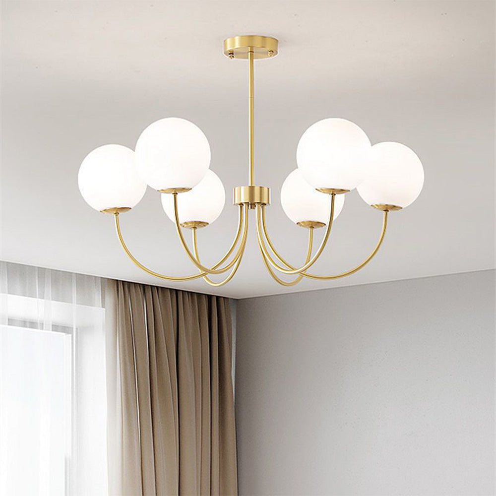 Valentina Modern Ball Bubble Glass Chandelier - Letslighting