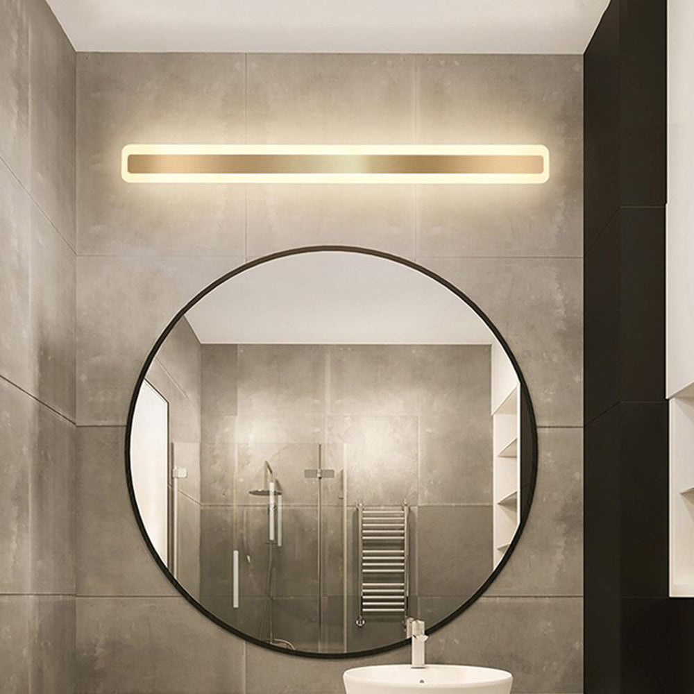 Arisha Modern Rectangular Vanity Mirror Front Wall Lamp