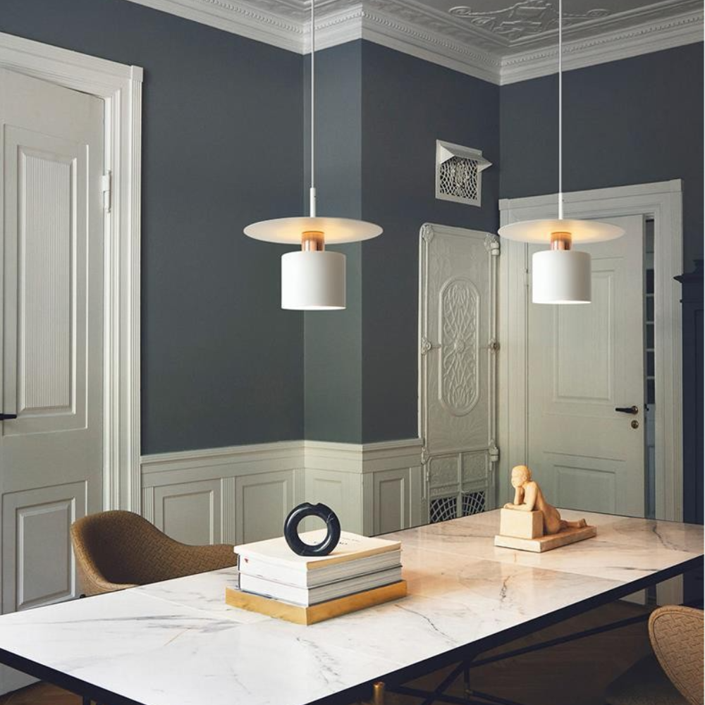 Valentina Industrial LED Pendant Light Metal Bedroom/Dining Room - Letslighting