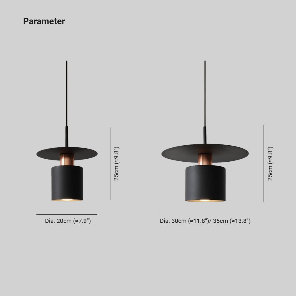 Valentina Industrial LED Pendant Light Metal Bedroom/Dining Room - Letslighting