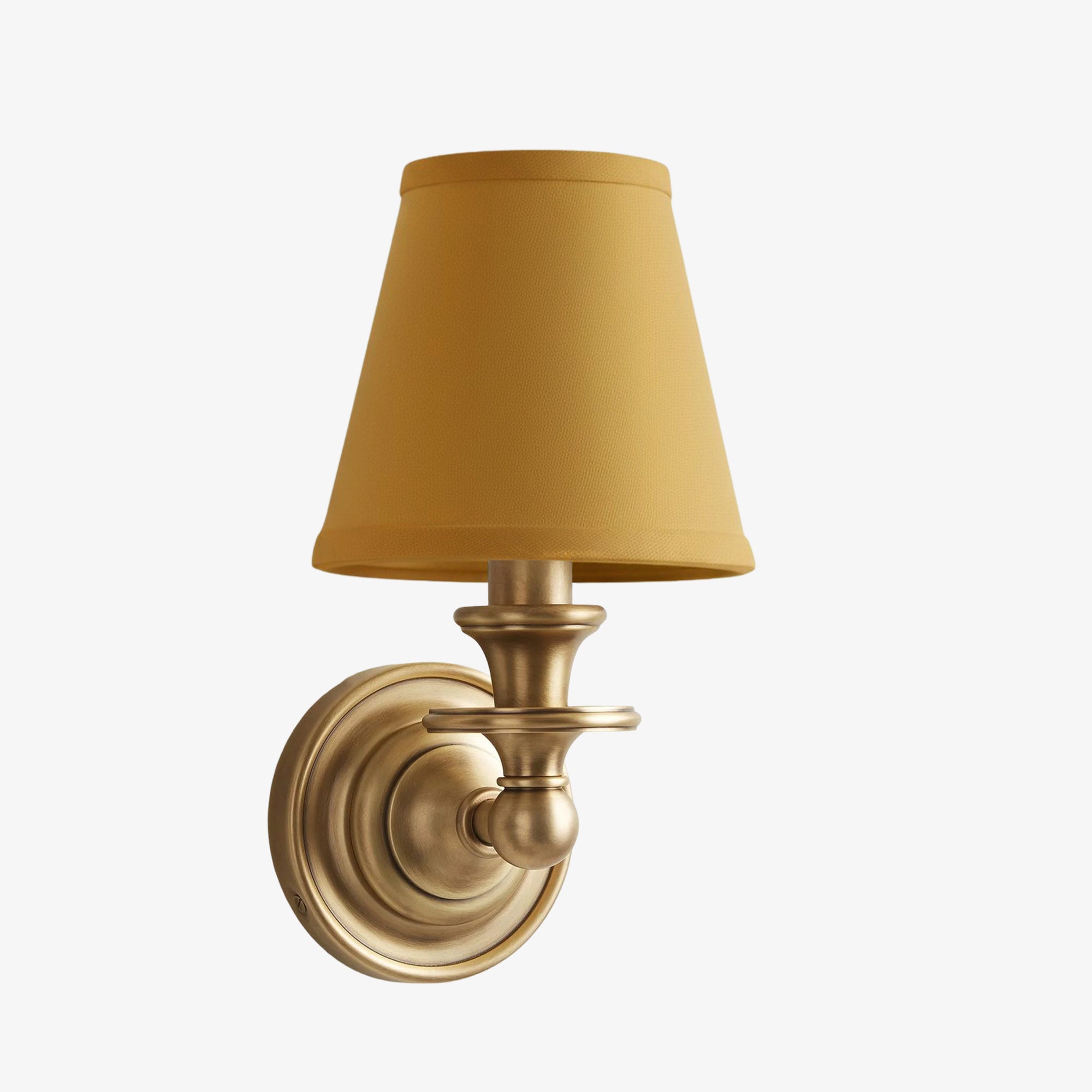 Elite White Fabric Wall Sconce Contemporary Bathrooms