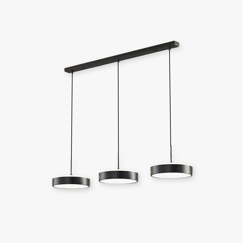 Arisha Pendant Light Cluster Metal Acrylic Bar