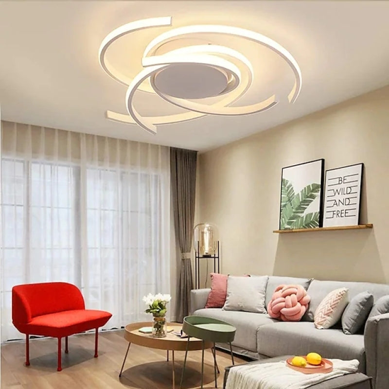 Arisha Modern Multi Arc Linetype Ceiling Light