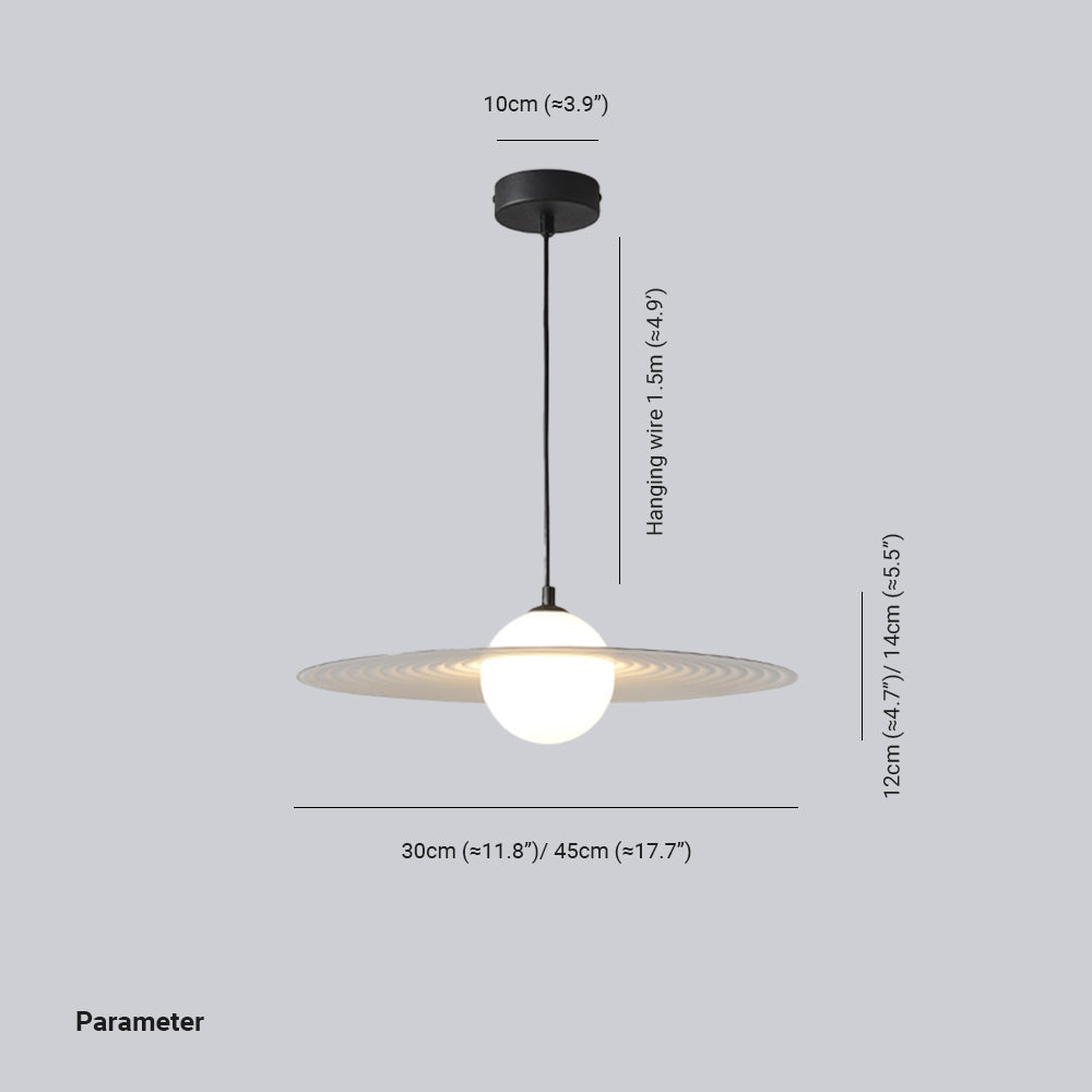 Arisha Minimalist Star Ring Metal Pendant Light - Letslighting