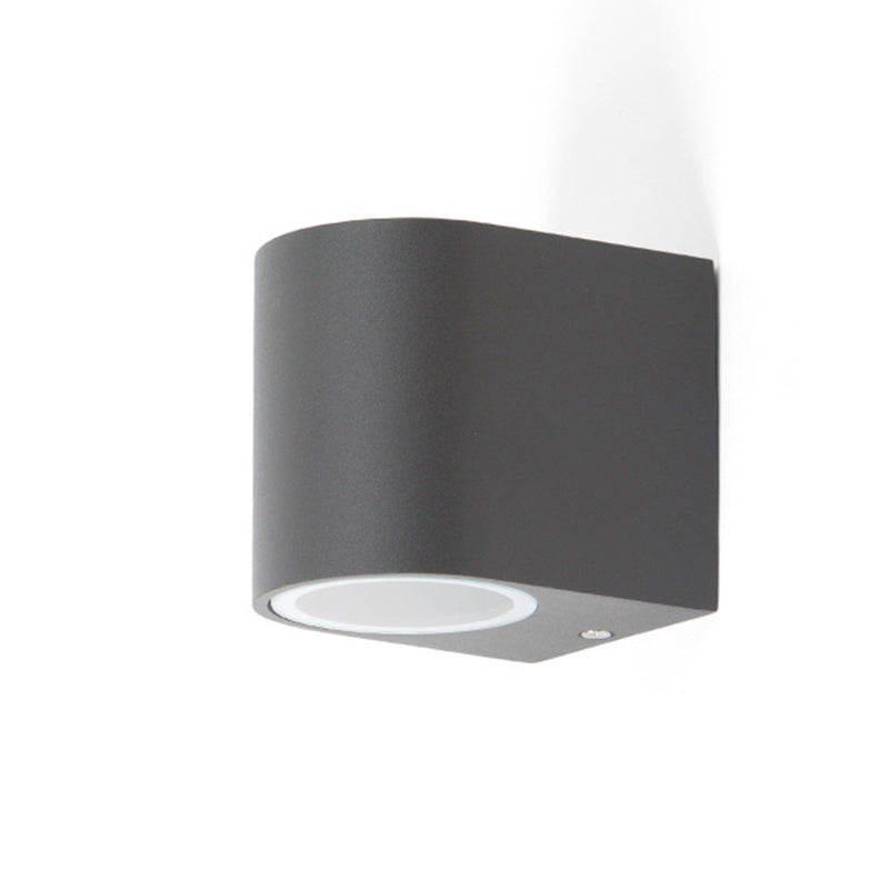 Ray Minimalist Metal Square Outdoor Wall Lamp