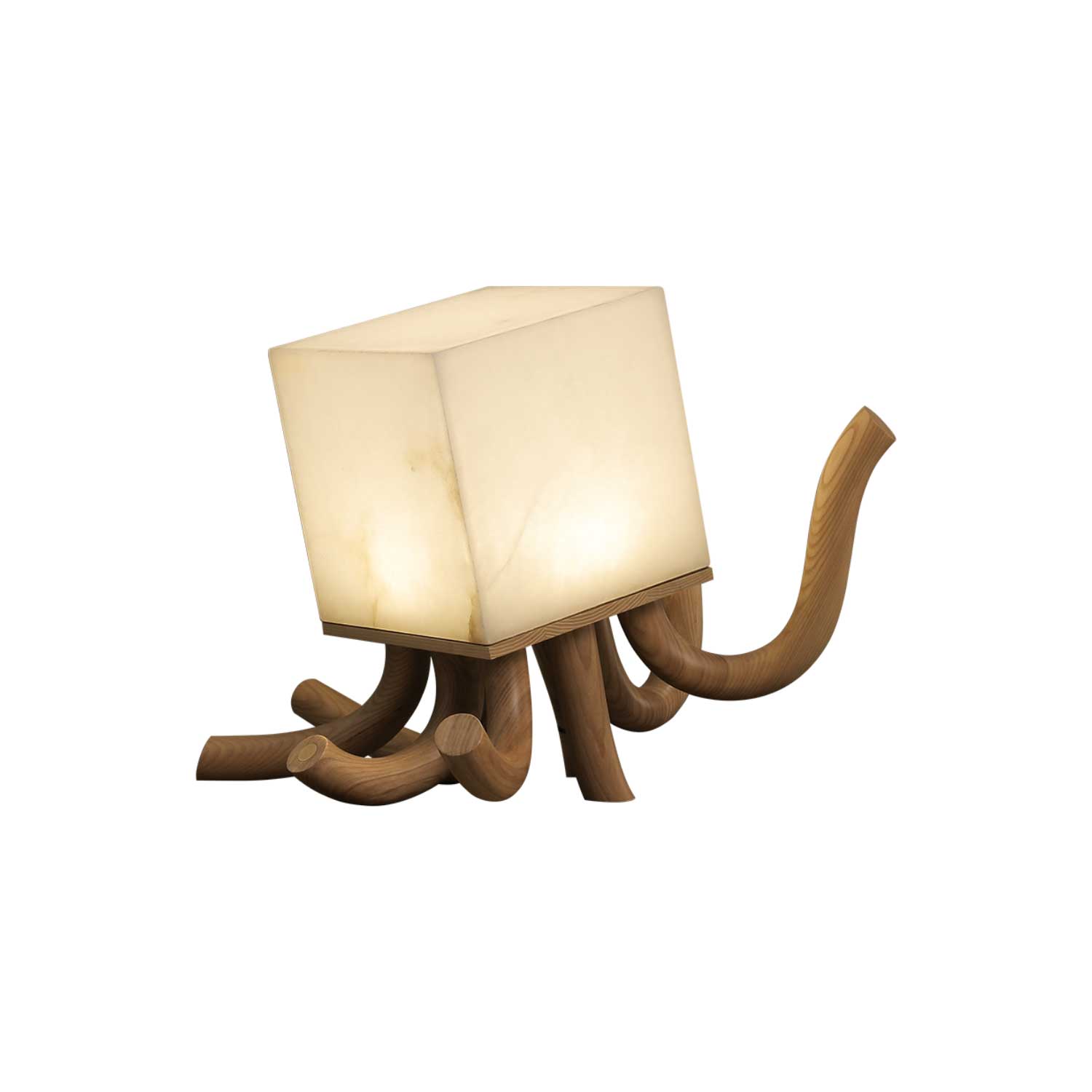 Ivvinos Tentacle Alabaster Table Lamp - Letslighting