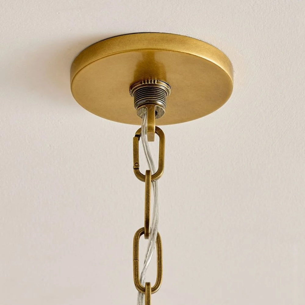 Rowan  Linen Drum Pendant Light  For Kitchen