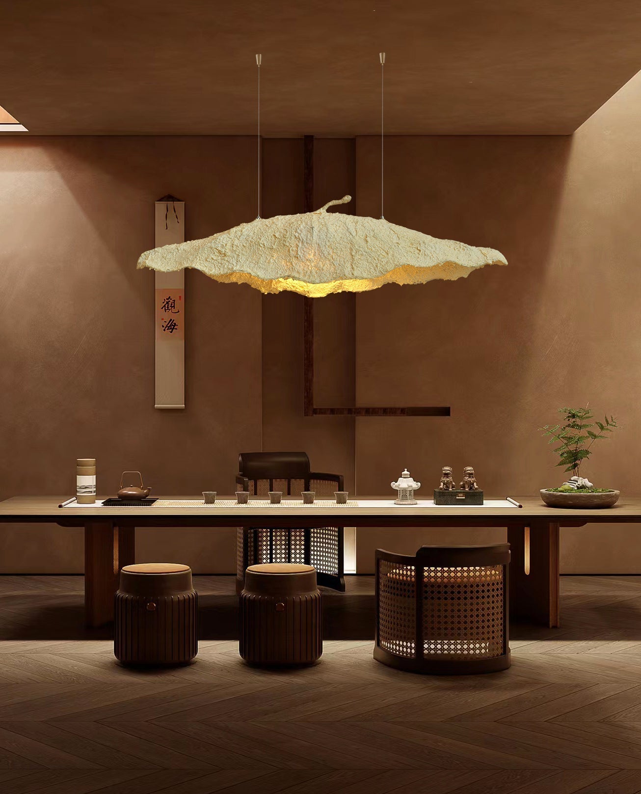 Altalis Artisanal Paper Pulp Pendant Light - Letslighting