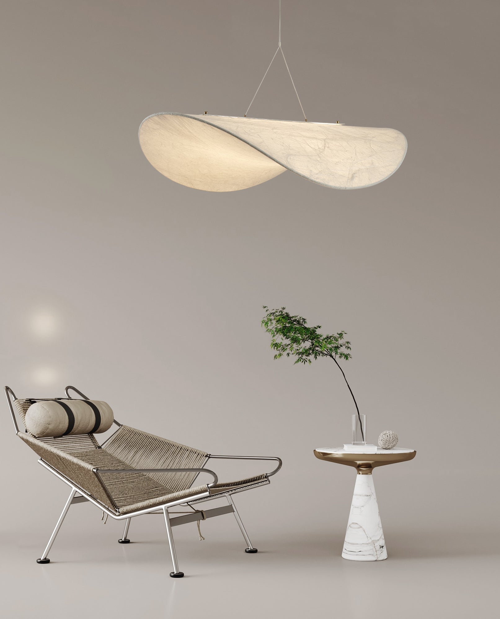 Cuzora Elegance Nordic Silk Pendant Light - Letslighting