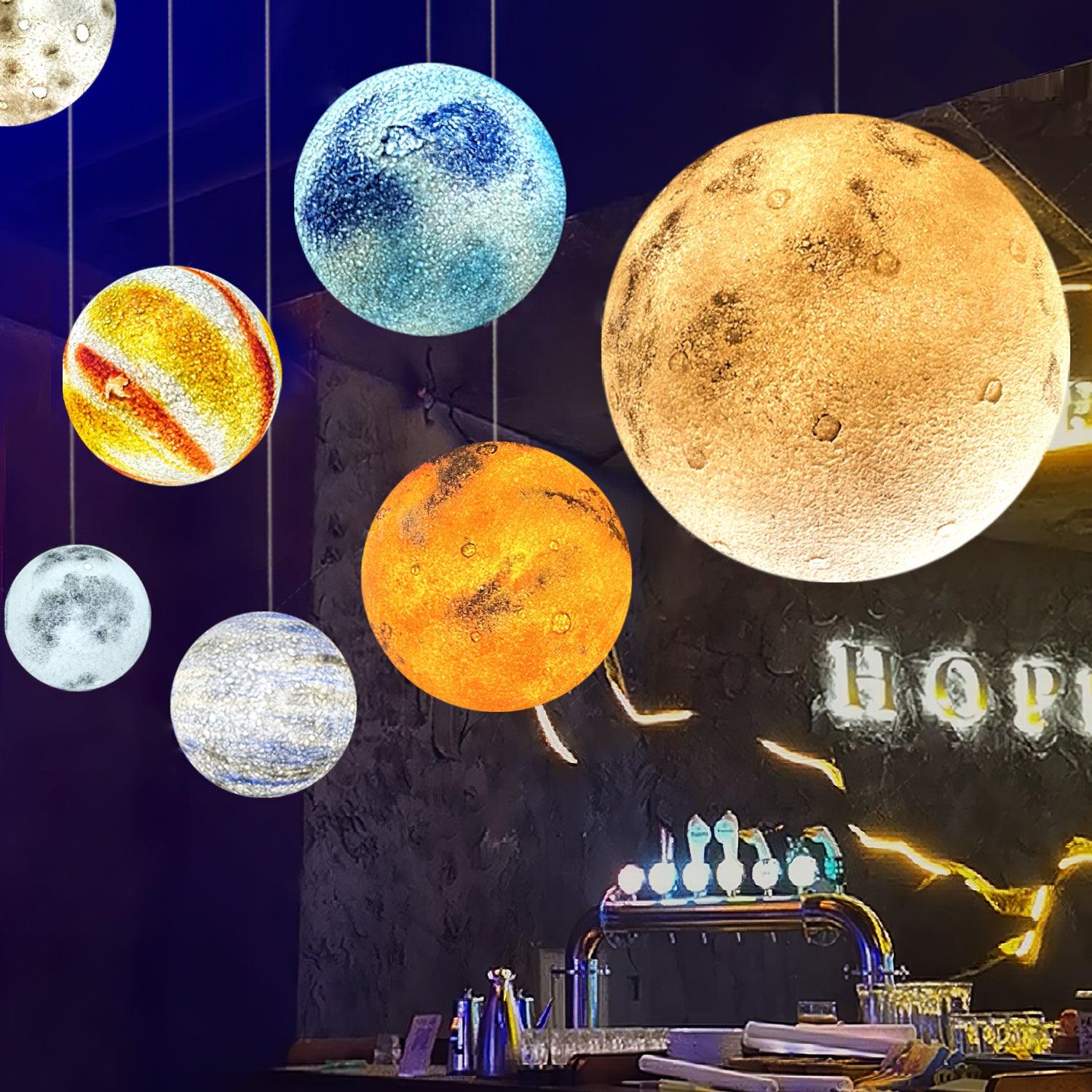 CosmoSphere Planetary Pendant Light - Letslighting