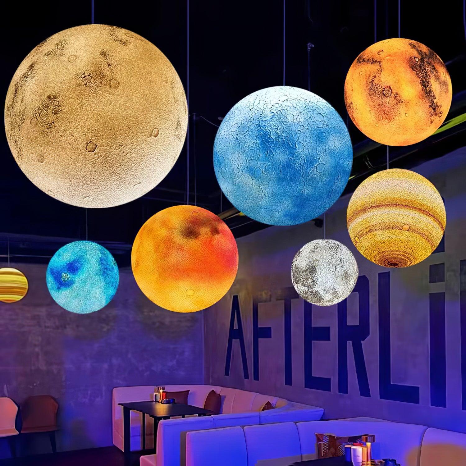 CosmoSphere Planetary Pendant Light - Letslighting