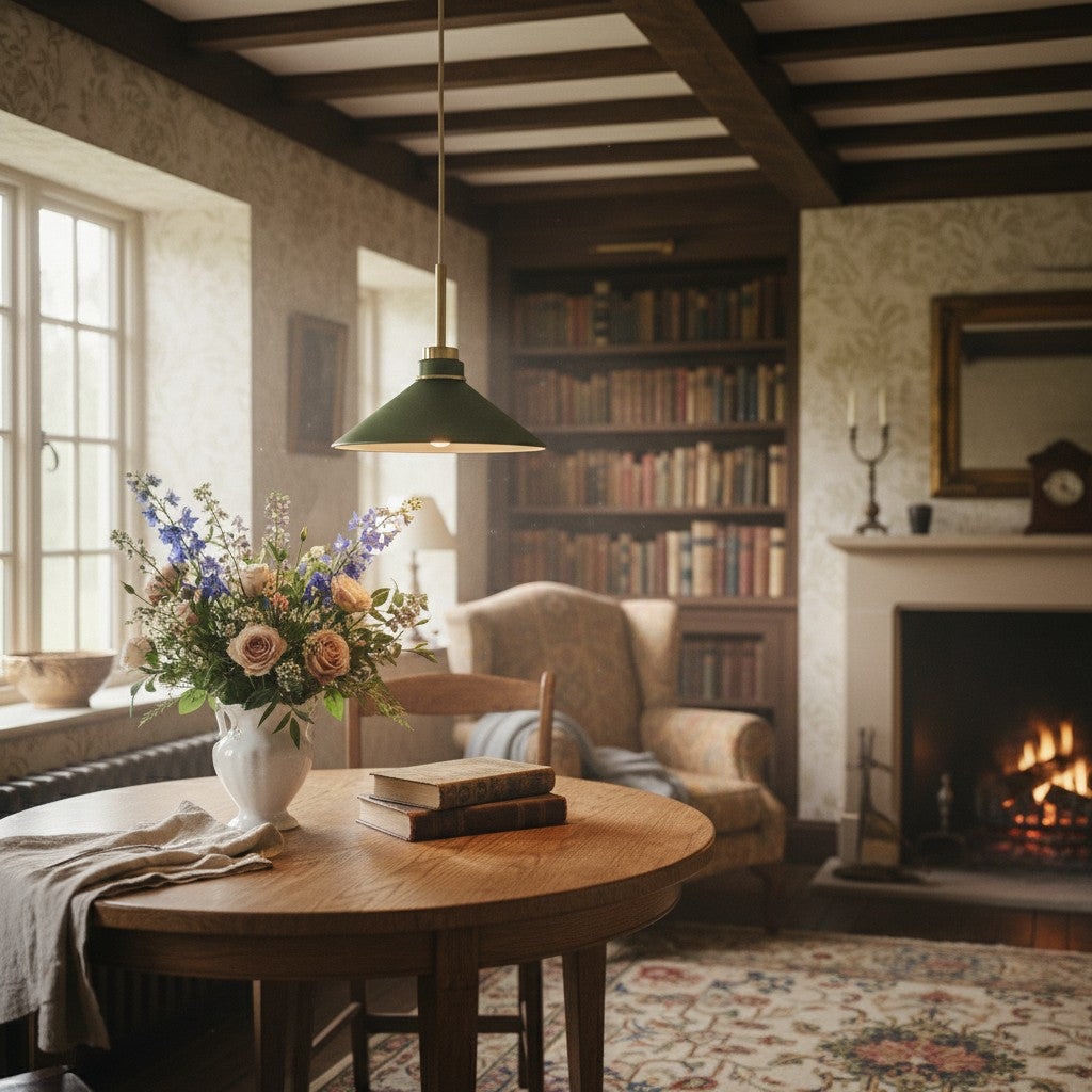 Grange Pendant Light Metal&Glass