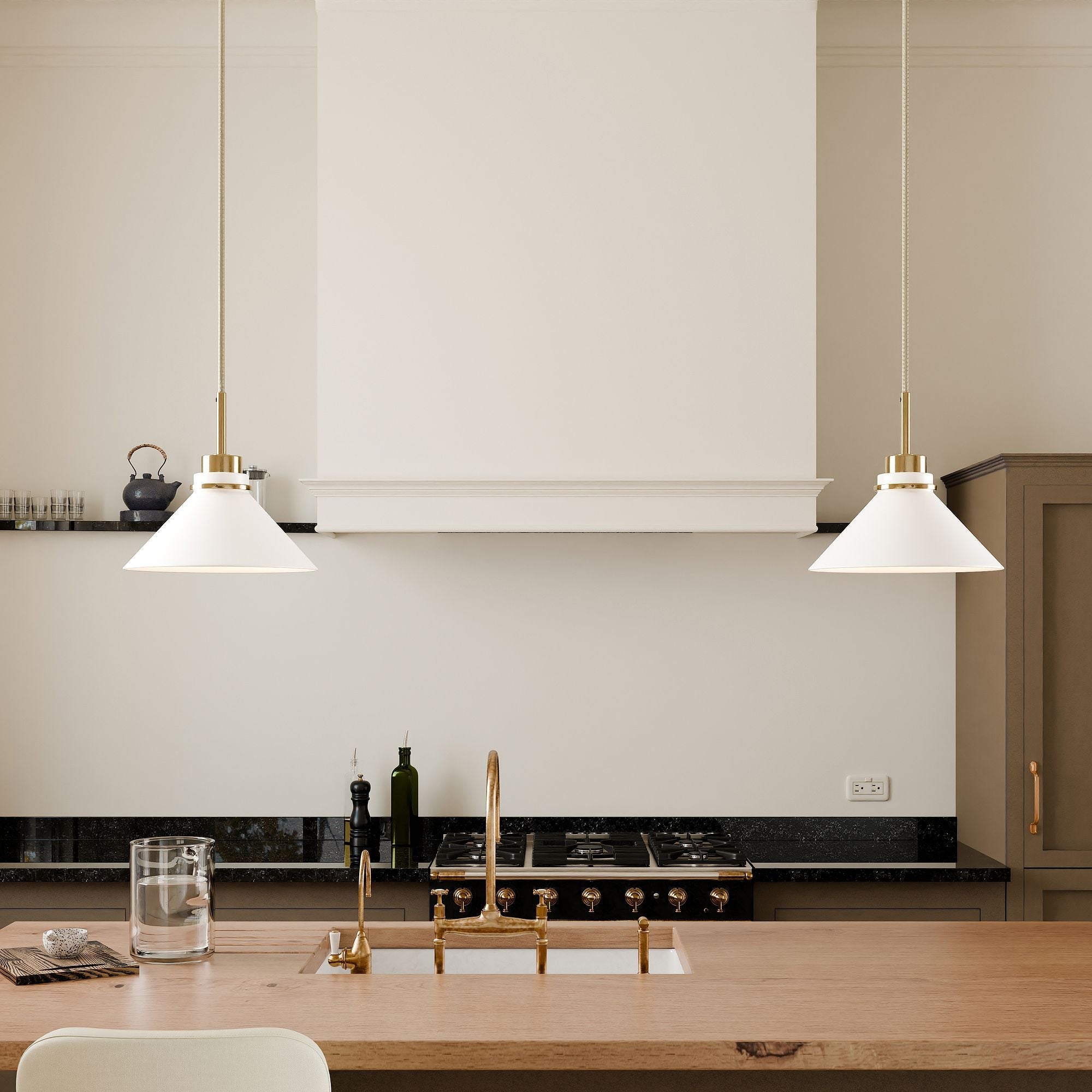 Grange Pendant Light Metal&Glass