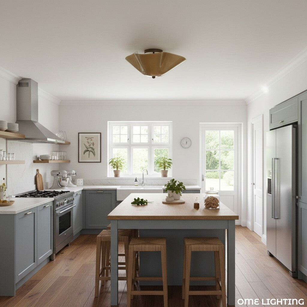Musa Ceiling Light Metal&Glass