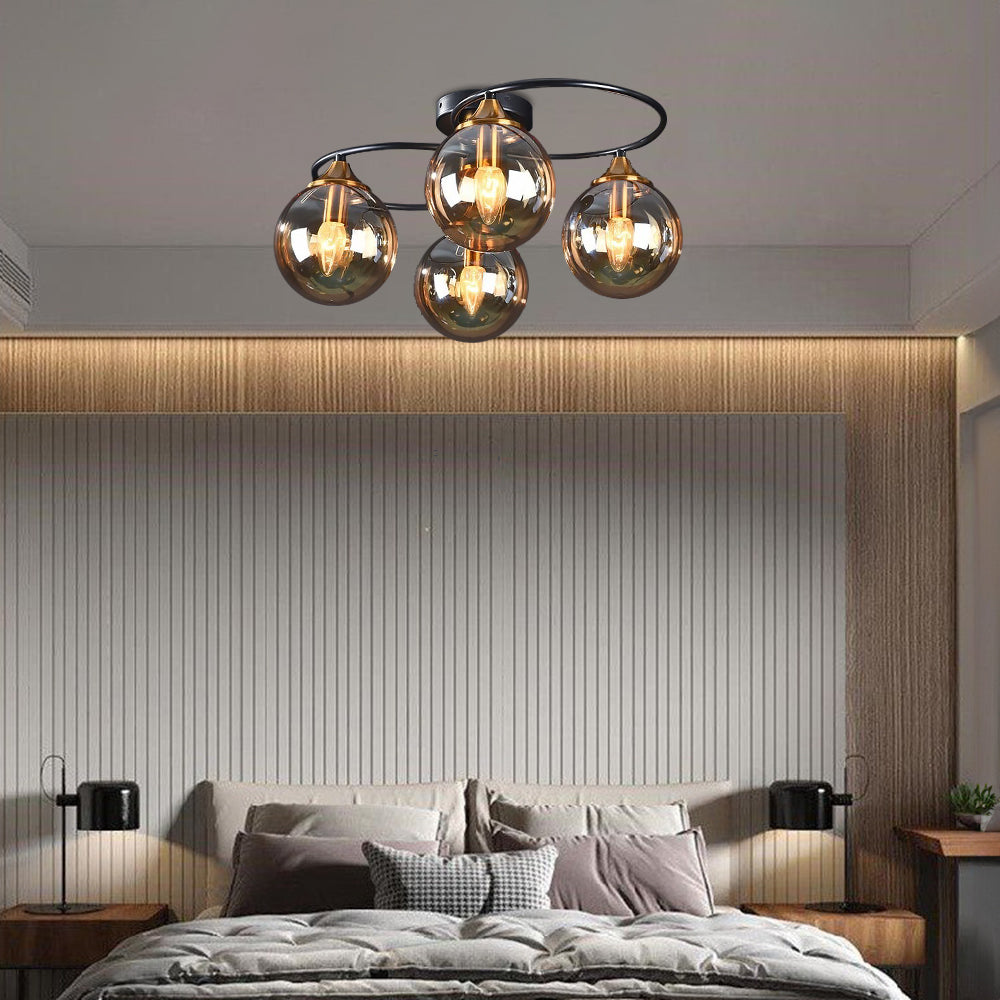 Valentina Nordic Bubble Glass Ceiling Light - Letslighting
