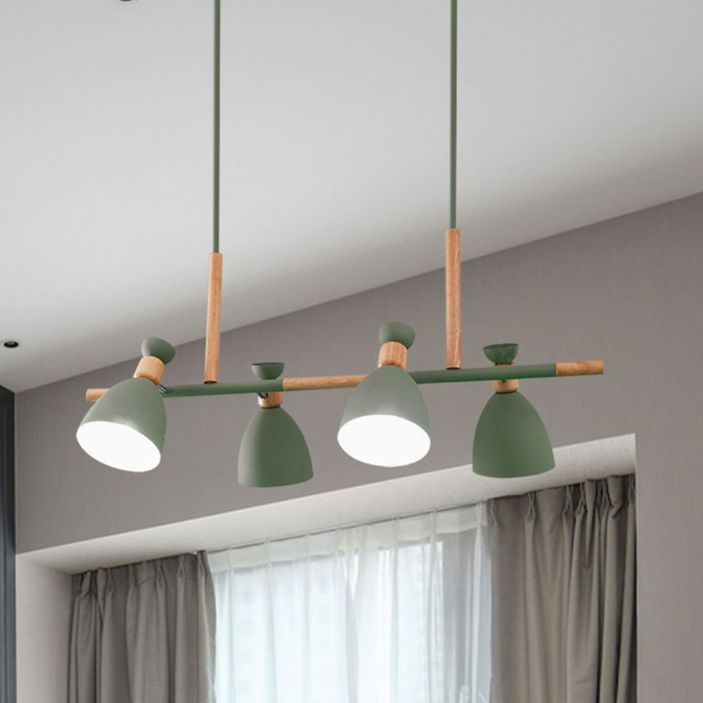 Valentina Nordic Multi Rope Wood Pendant Light - Letslighting