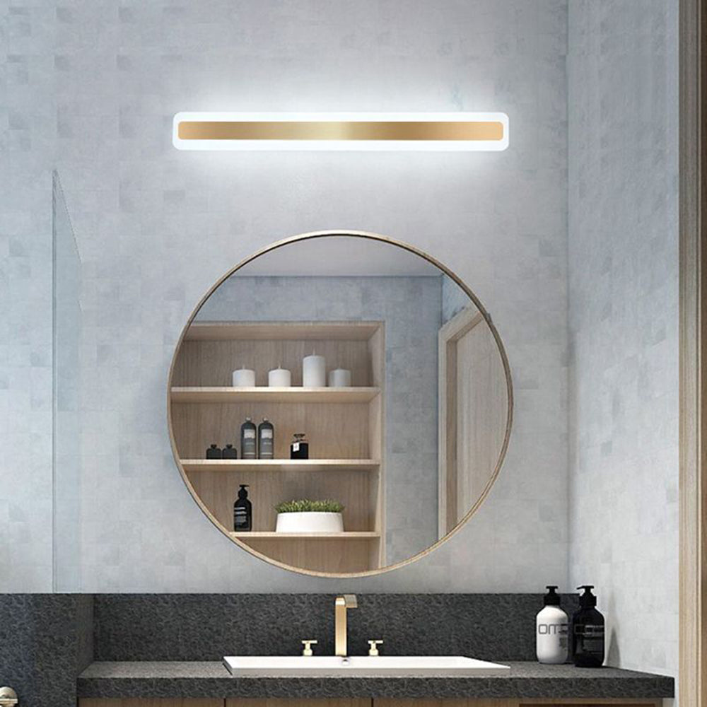 Arisha Modern Rectangular Vanity Mirror Front Wall Lamp